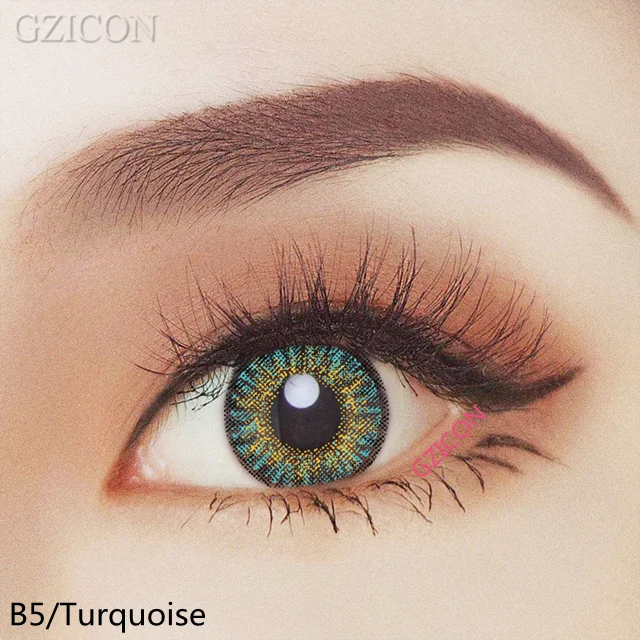 

New coming Blends turquoise fancy look custom contact lenses 12 color available wholesale contact lens