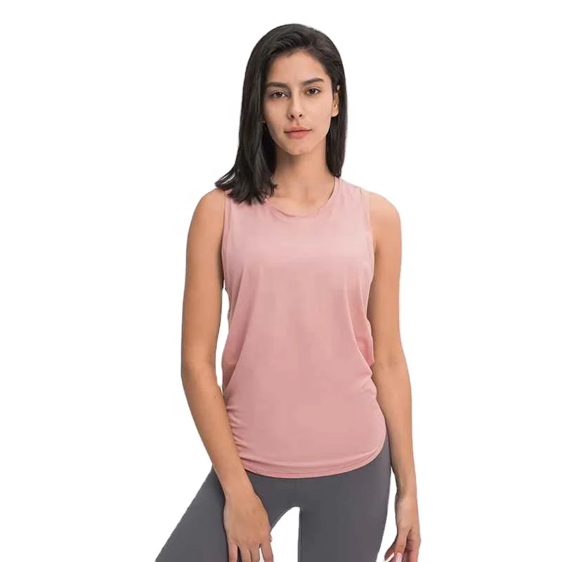 

High Quality Women Workout Tank Tops Gym Exercise Athletic Yoga Vest Sports Shirts