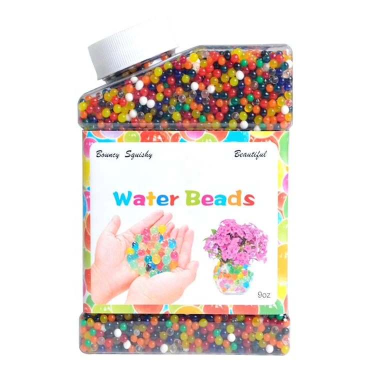 

Cheapest square bottles water beads pack mix Jelly water growing balls funny toys