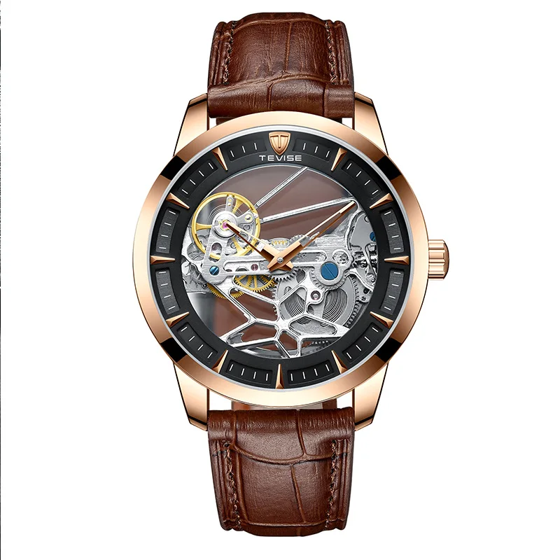 

Wholesale Own Branded Sport Wristwatches Luxury 3ATM Waterproof Hollow Man Watch Reloj Polar, Optional