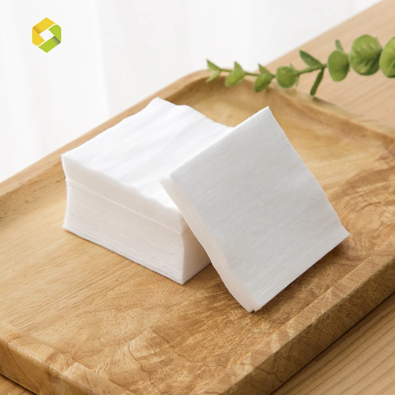 

100%cotton cotton pads cosmetic bamboo reusable makeup remover pads