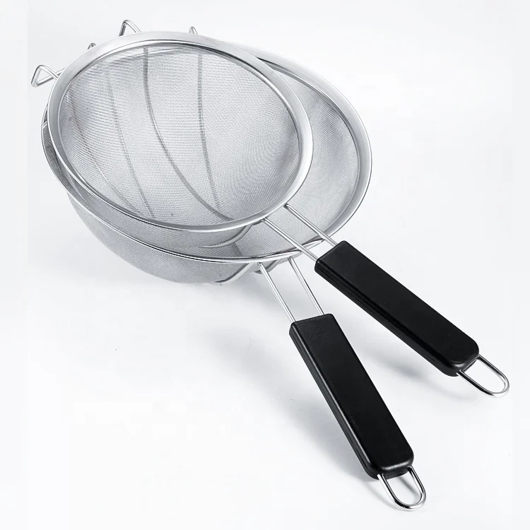 

Premium Stainless Steel Wire Mesh Basket Set Fine Mesh Strainer