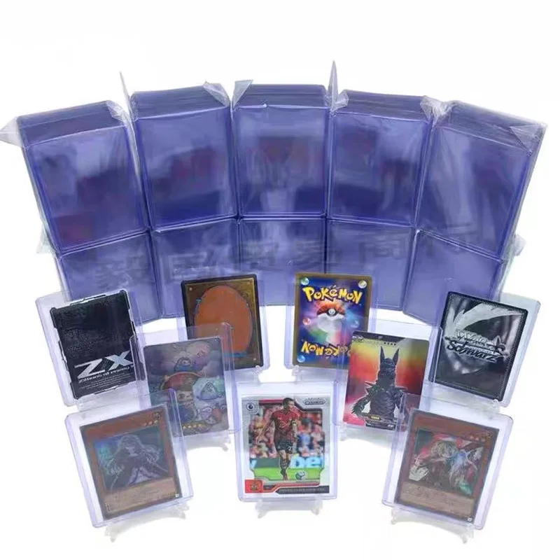 

Wholesale Custom 35PT PVC Cards Holder Sleeve Top Loader 3x4 Game Card Sleeve Toploade