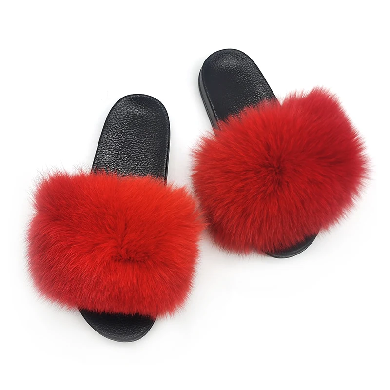 

newest fashion fur slippers for women, Show as pictures