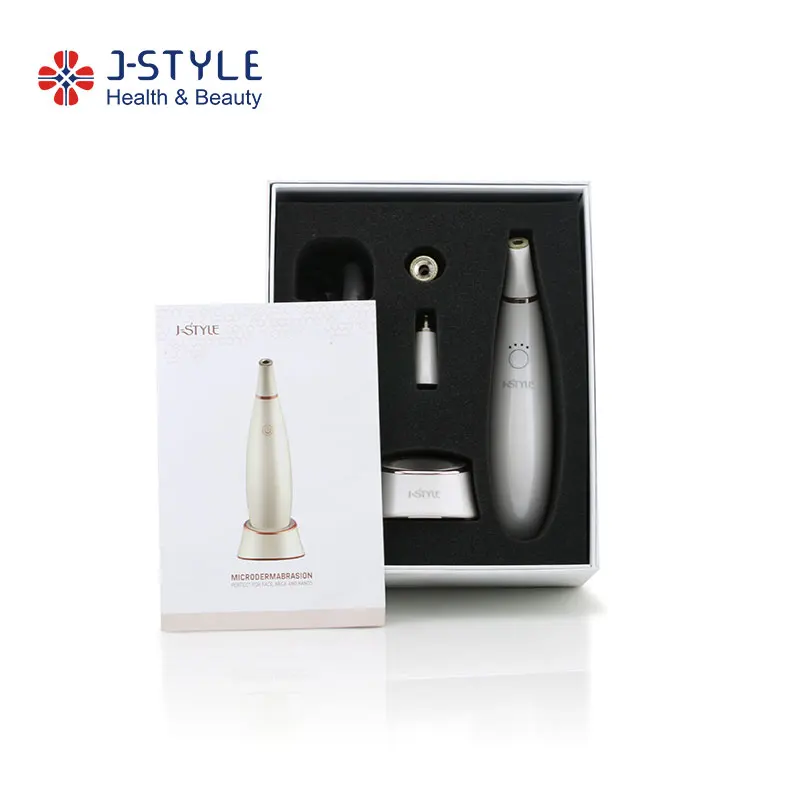 

J-Style Handheld Portable skin peeling microdermabrasion peel machine diamond microdermabrasion machine, Pearl white, oem is available