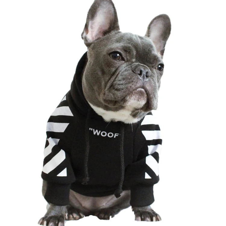 

Custom Logo Brand Wholesale Fashionable Luxury Winter Pet Dog Designer Clothes Hoodies, Black,white,yellow
