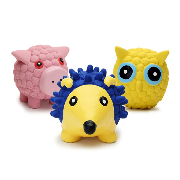 

Hot selling good quality large size owl toy cute latex pet interactive toys, Picture shows