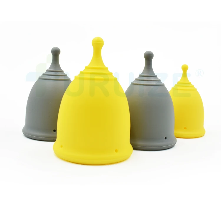 

Furuize new arrival menstrual cup 100% medical grade silicone OEM Menstrual cups, Multi color & customized