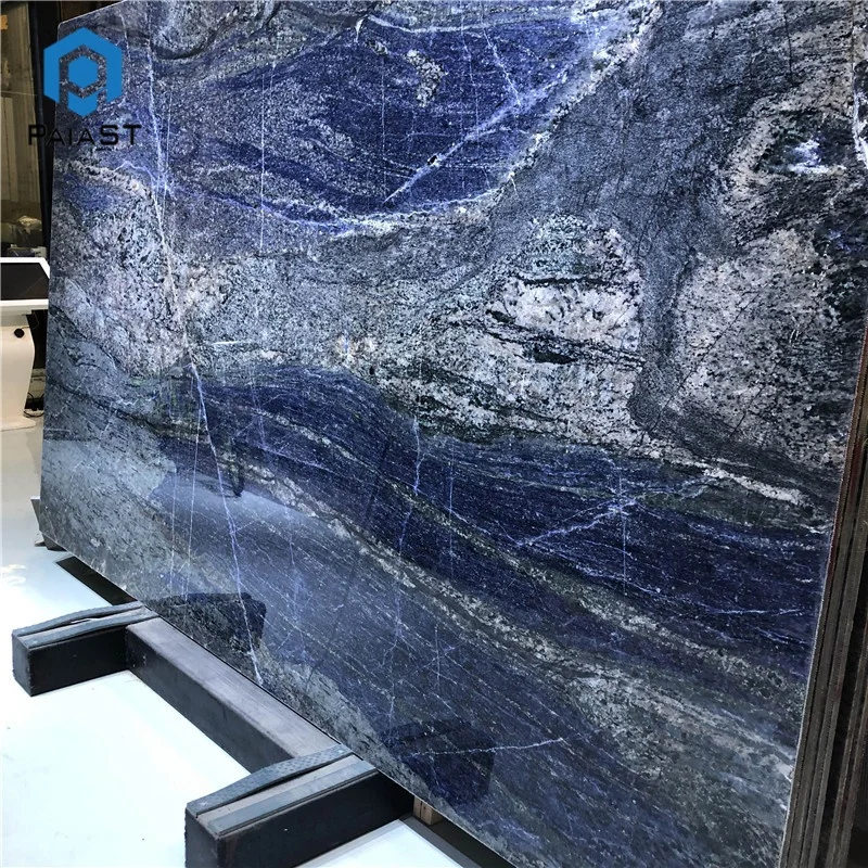 异国情调的梦幻蓝lurxy花岗石平板石材浴室地砖设计 - buy 蓝色花岗岩