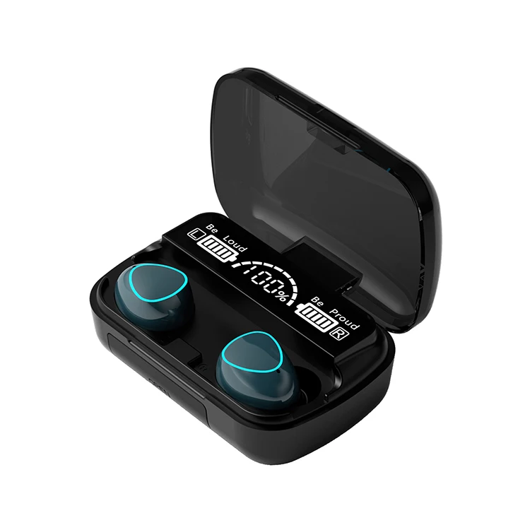 

TWS Wireless Headphones M10 Blue tooth Earphone Waterproof with Power Bank 3D Touch Control Headsets for Smartphone
