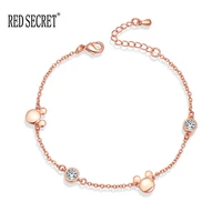 

2020 new fashion jewelry Mickey bracelet ladies creative zircon Mickey Mouse bracelet cute sweet jewelry