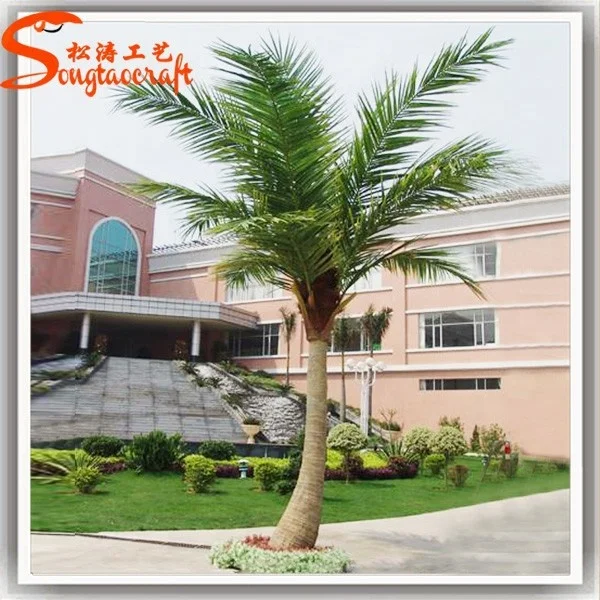 songtao Enchanted Garden Landscaping Forest Decor Outdoor Trees Life Size Artificial Palm Tree