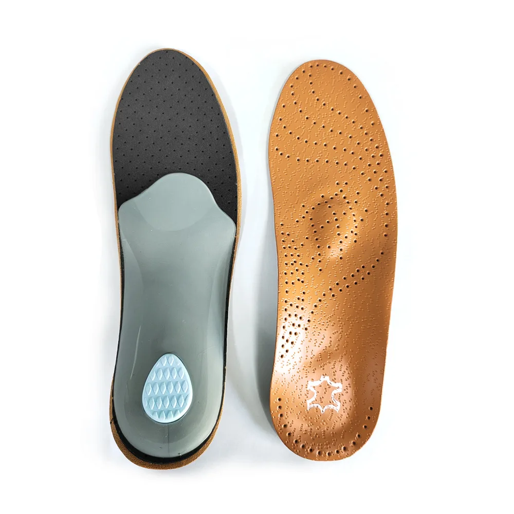 

High Quality EVA Genuine Leather Breathable Latex Massage Insole