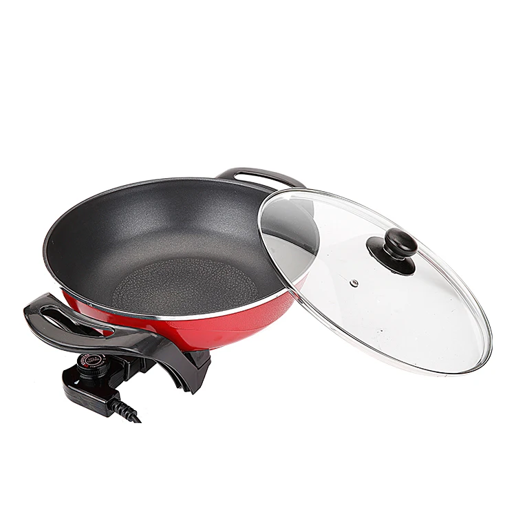 
electric skillet hot pot fry pan carbon steel wok pizza pan  (60730558520)