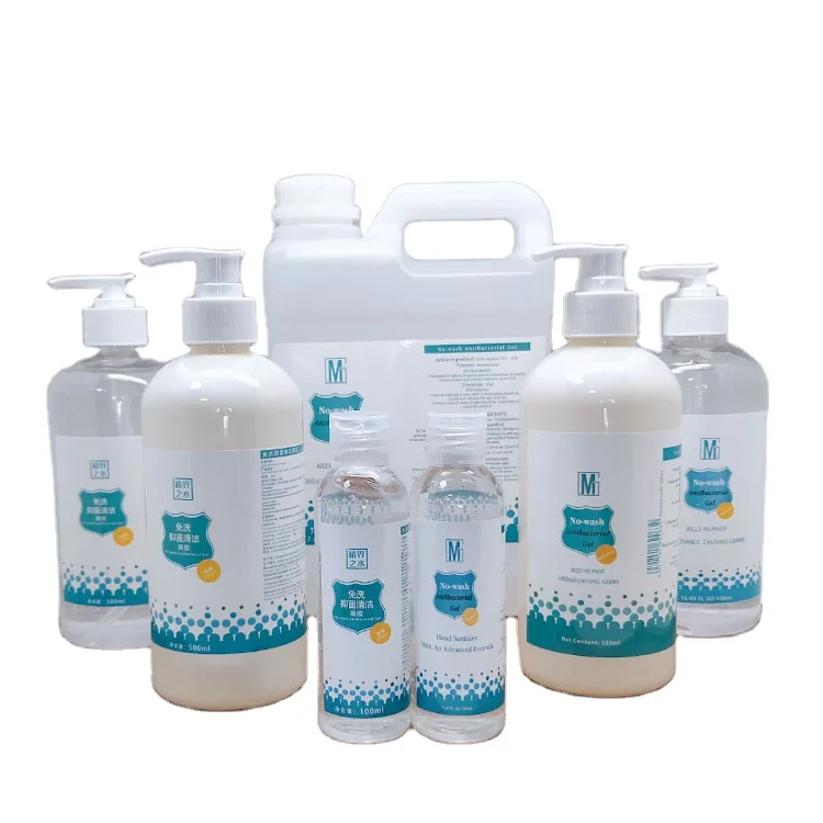 

Private Label OEM 300ml 500ml 1000ml Liquid Hand Sanitiser Gel Antibacterial Rinse-Free 75% Alcohol Ethanol Hand Sanitizer Spray