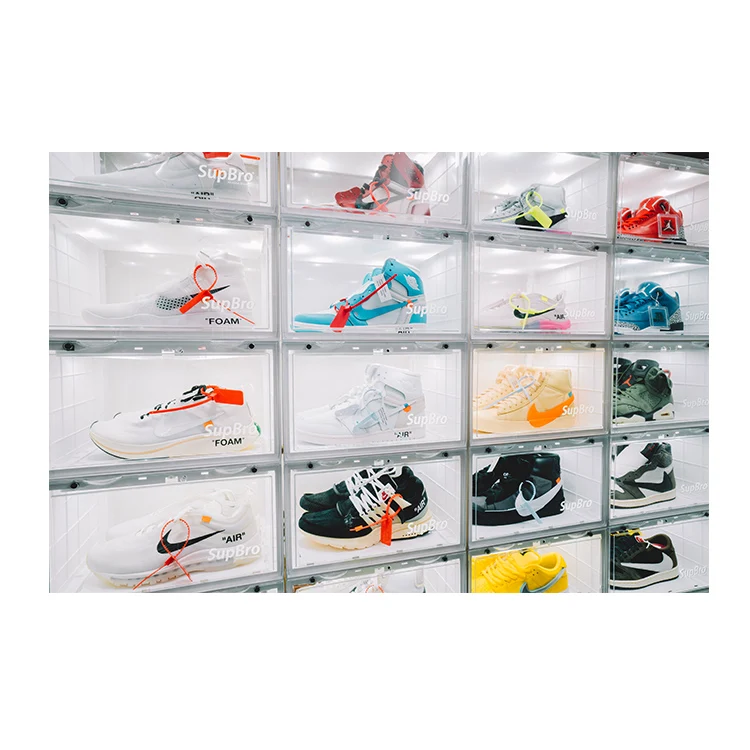 

SupBro Good Quality Factory Directly Shoebox Storage Led Voice Control Storage Box