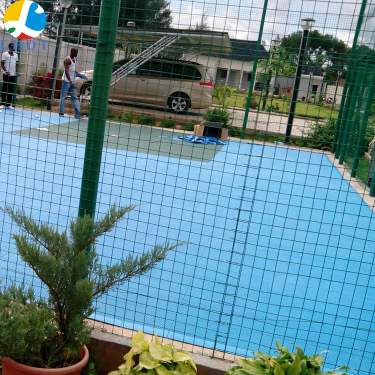 

Outdoor interlocking basketball sports flooring NBA court mat plastic tiles