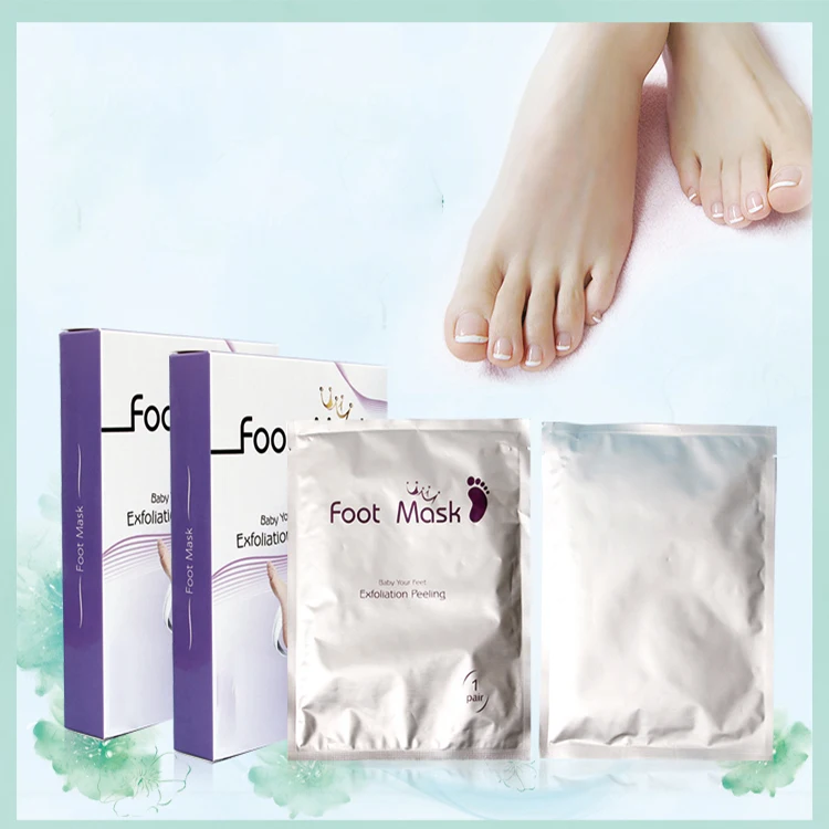 

Glycerin foot peel mask 2 pack private label CE foot peel exfoliating foot mask