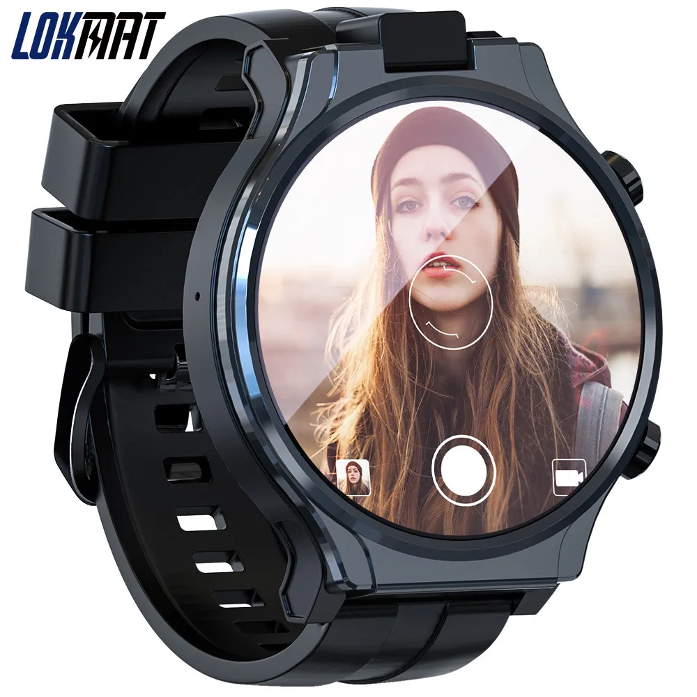 

New Lokmat APPLLP PRO 4G Smart Watch 4GB+64GB 13MP Camera WIFI GPS 1600mAh 2.1 inch Android 10 Watch Phone PK Kospet Prime 2