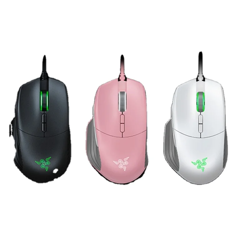 

Colorful Razer Basilisk 16000 DPI Optical 8-keys Programmable Wired Mouse