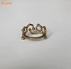 SLand Jewelry Manufacturer online wholesale personalized Antique Raw Brass Crown Shape Ring for Women/Girls Finger