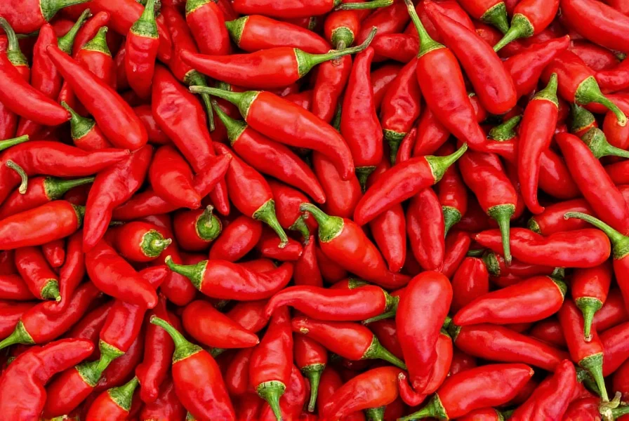 Close-up of vibrant red Paprika Lust powder in a traditional Hungarian ceramic bowl with fresh peppers