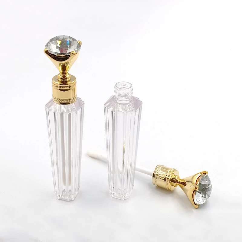 3ml Luxury Unique Empty Lip Gloss Tube With Wands Custom Logo Luxury