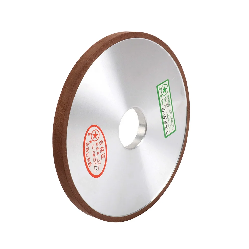 

150mm Diamond Grinding Wheel Flat Resin Bond Grinder Disc for Milling Cutter Sharpener Abrasive Rotary Tool 150x32x10x4mm 6inch