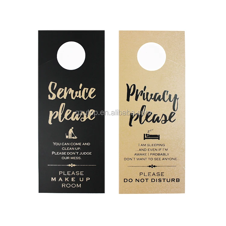 Compliance Signs Plastic Do Not Disturb Door Hanger Do Not Disturb