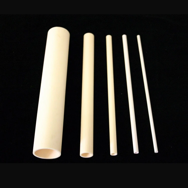 Customized 2mm High Heat advanced alumina ceramic tube with open ends