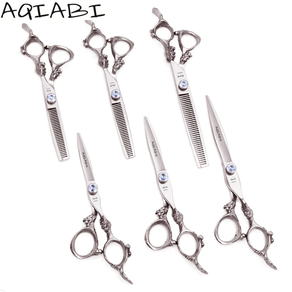 

Hair Cutting Scissors 5.5" 6" 7" JP 440C Barber Cutting Scissors Thinning Shears Hair Scissors A9108, Shiny