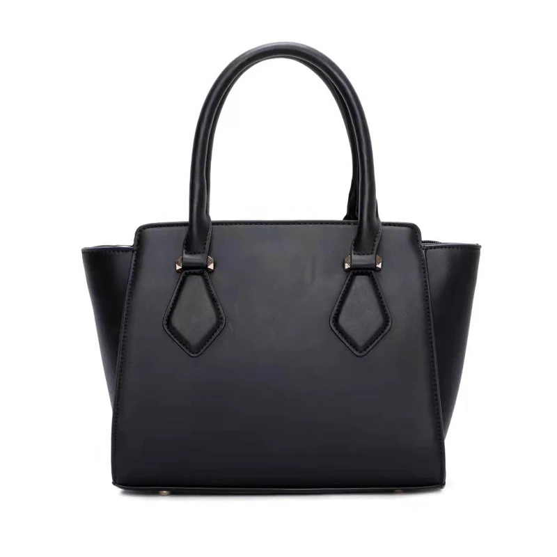 

2022 New Design Luxury Handbag Fashion Solid Handbags Low Moq PU Leather Messenger Bags For Women