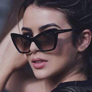 GUVIVI Small sunglasses Chic woman Cat eye sunglasses Vintage fashion colorful transparent mens sunglasses