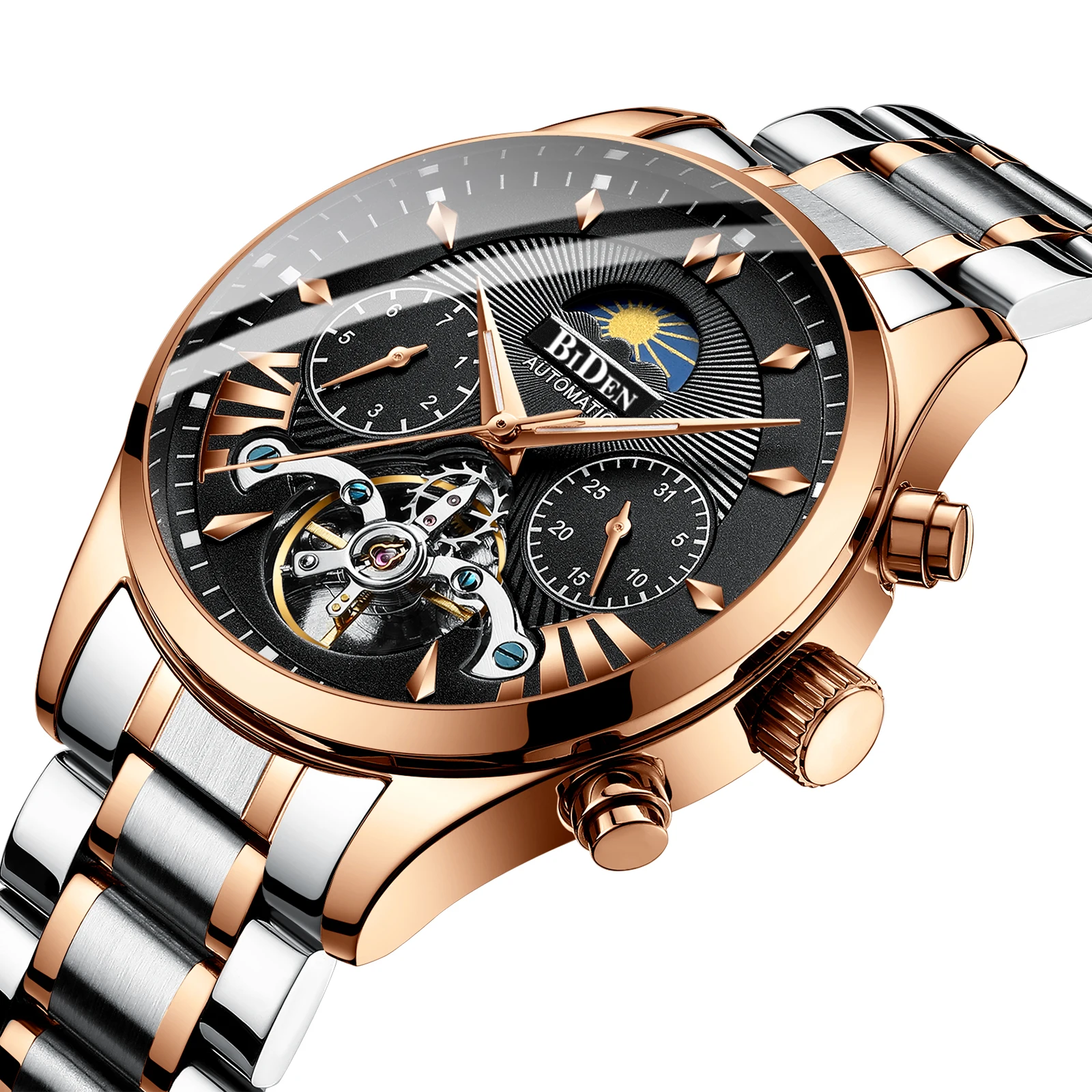 

BIDEN 0189 China Watch Wholesalers Automatic Sport Watch Custom Brand Stainless Steel Watch Dropshipping
