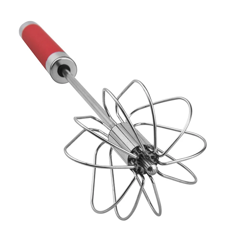 

Semi-Automatic Manual Stainless Steel Rotation Egg Beater / Whisk On Sale, Custom color