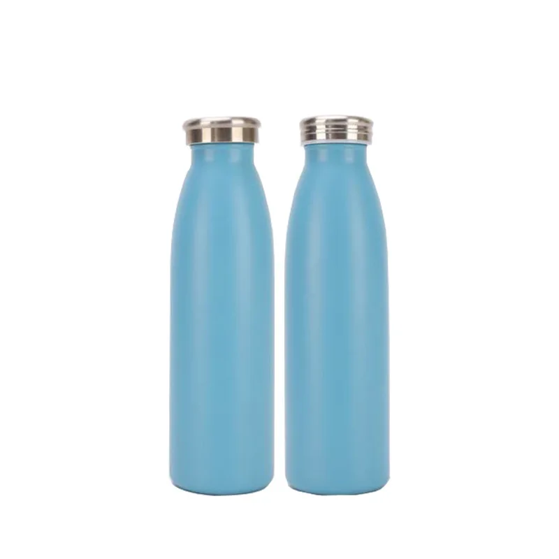 

Hot sale stainless steel single wall drinking bottle milk juice bottle