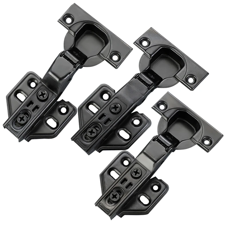 

Black Hydraulic hinge cold-rolled steel cabinet concealed door hinge wholesale 35mm cup furniture hinges