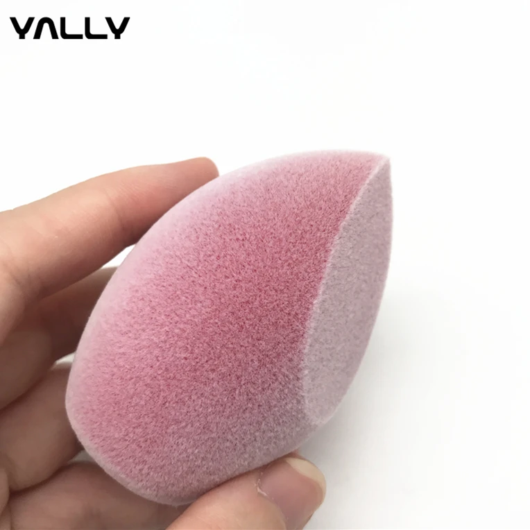 
oem customize hydrophilic polyurethane latex free beauty microfiber face sponge blender for makeup no wastage 