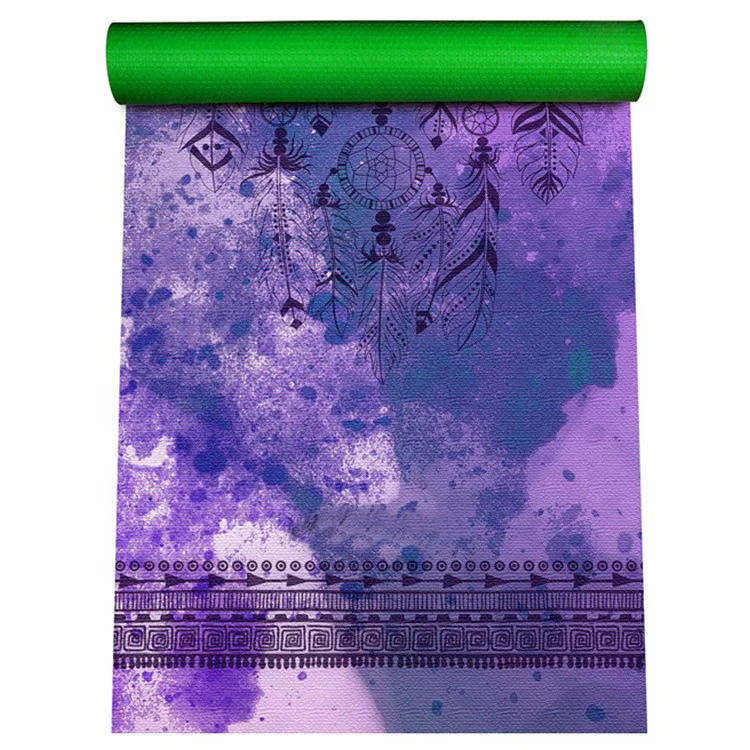 

First quality custom logo eco friendly durable organic pu yoga mat cork set, Customized color