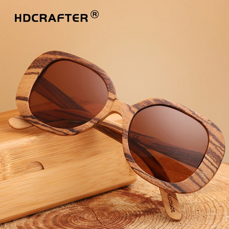 

HDCRAFTER wooden environmental protection Polarized sunglasses for women men uv400 eyewear manufacturer new style, 6colors