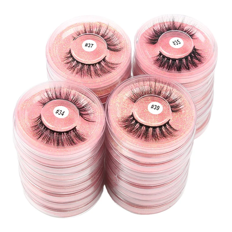 

Lashes Wholesale 4/20/30/50/100 Pcs 3D Mink Eyelashes Thick Fake Lashes Makeup Natural False Eyelashes In Bulk Cilios