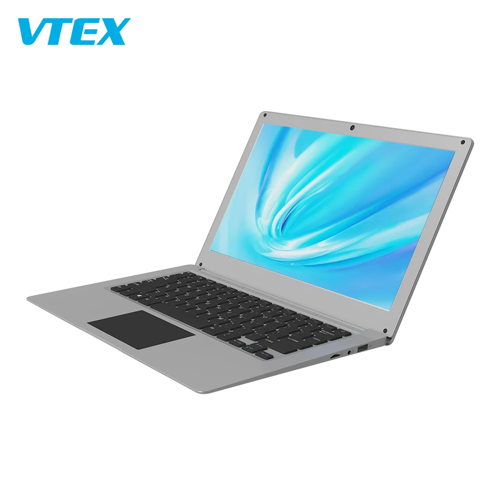 

VTEX Factory Cheap Price Fast Delivery Student Educational 13.3 Inch Screen N3350 LPDDR4 6G 128G SSD Mini Computer Laptops, Sliver