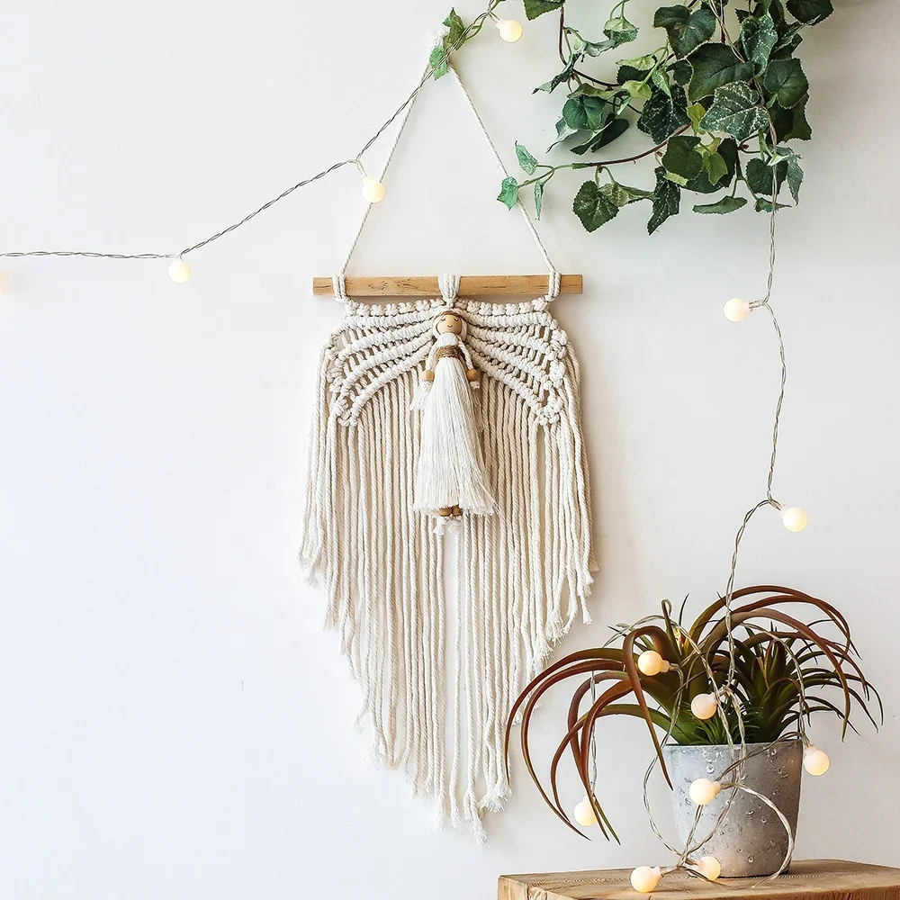 

Professional decorative home woven big wall hanging macrame with CE certificate