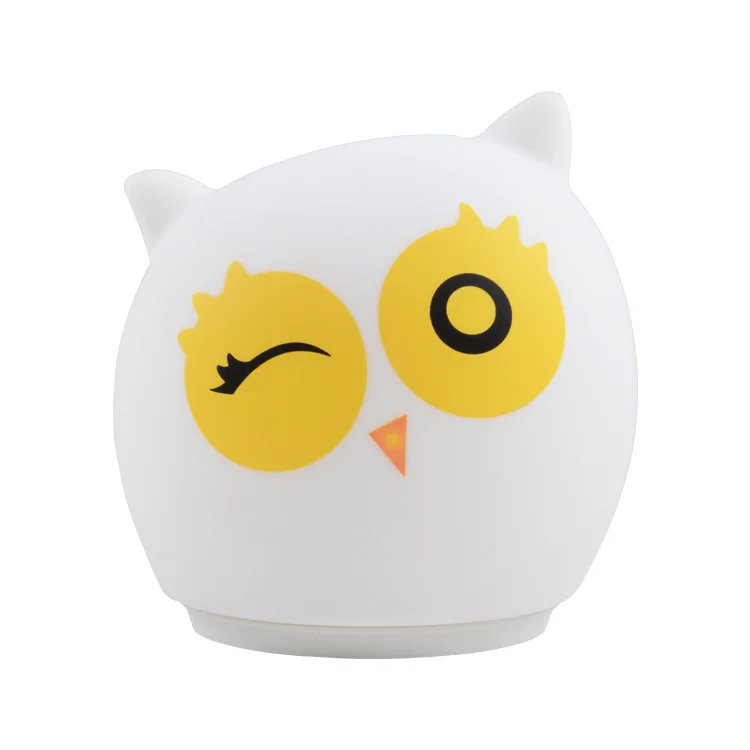 Cute night light for breastfeeding USB rechargeable table lamp silicone desktop light for bedroom, dorm, outdoor camp