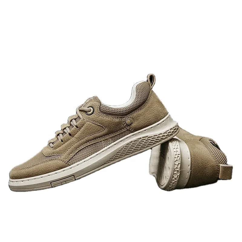 

2021 New Fashion Comfortable Men Casual Shoes casual shoes men sneakers, Khaki/sand color
