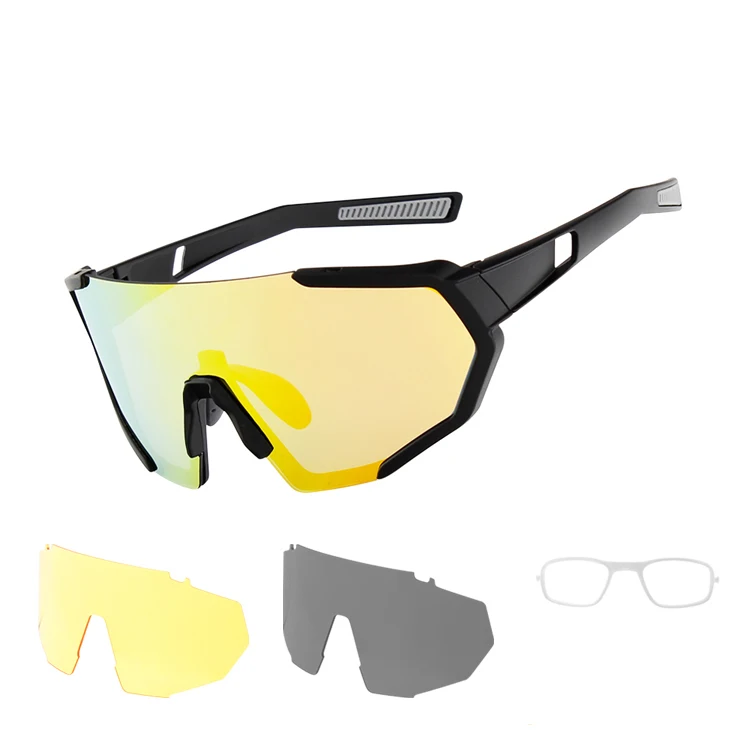

new design cycling goggles with adjustable nose pads sports glasses, Multi color