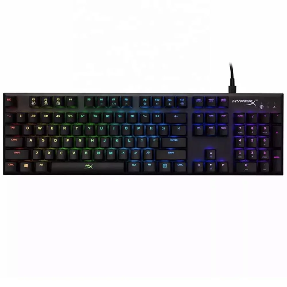 

high-performance E-sports mechanical keyboard HyperX Alloy FPS RGB Gaming Keyboard dynamic effects in a compact package