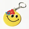 PVC Keychain Soft Rubber Keyring Custom Logo Design Bag Ornaments Small Gifts Jewelry Accessories