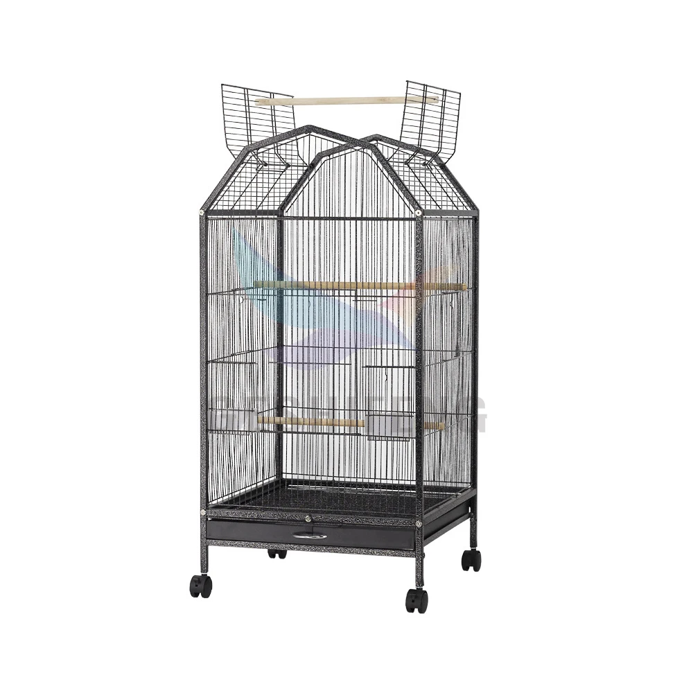 Large Parrot Cage Outdoor Wren Magpie Bold Breeding Villa Metal Reinforced Durable Bird Nest Cage