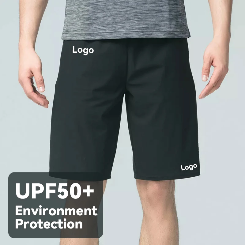

Custom Men's Dry-Fit Sports Shorts Anti-UV Running Shorts Bodybuilding Muscle Training Sportswear Exercise Gym Shorts
